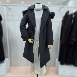 [잇미샤][잇미샤] 폭스 퍼 트렌치 롱 구스다운(ITPCYPD310)_DG