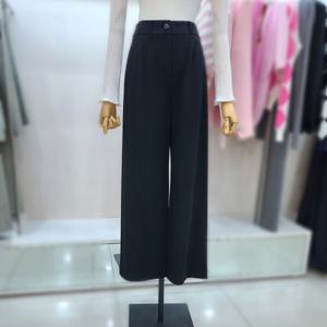 [잇미샤][잇미샤] 데님 라이크 버튼 와이드 팬츠(ITOAWPT380)_DG