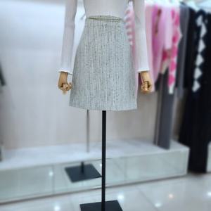 [잇미샤][잇미샤] 벨티드 트위드 미니 스커트(ITOAWSK240)_DG