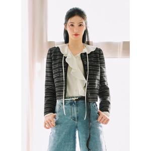 [잇미샤][잇미샤] 브레이드 라인 트위드 자켓 (ITP4WJK650)_DG