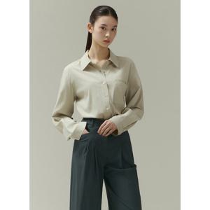 [잇미샤][잇미샤] 버튼 업 오버핏 셔츠(ITP3WBL300)_DG