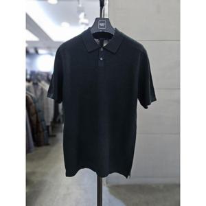 바쏘옴므 세이브존03 바쏘옴므 남자 티셔츠 그린 린넨혼방 반팔 니트 WSAQA2WT01A