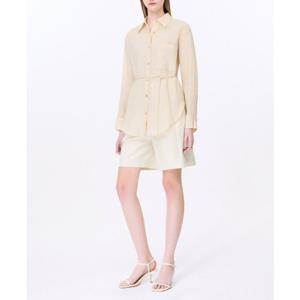 [쉬즈미스]코튼 혼방 스트랩 셔츠 SWWSTP21010