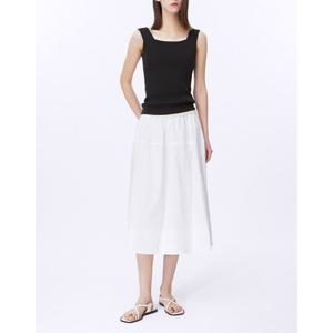 [쉬즈미스]코튼 혼방 밴딩 스커트 SWWSKP21030