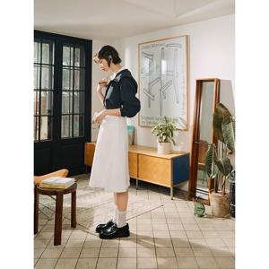 [빈폴레이디스]후드 아우터형 셔츠  블랙 (BF5364C055)