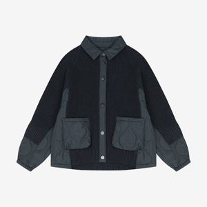 [베스띠벨리]패딩누빔카라버튼업가디건 BMCCA2973BK_DG_DG