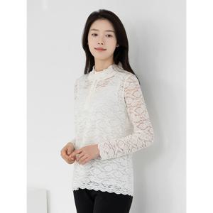 [모슬린]엄마옷 반폴라 라셀 반오픈 티셔츠 613FGH611 마담/중년