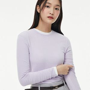 [랩]MARIO레이온 스판라운드 티셔츠 AQ1CT283