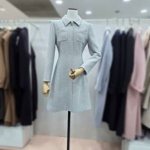 [잇미샤][잇미샤] 스탠드카라 트위드 원피스(ITPAZOP860)_DG