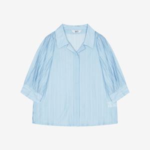 [베스띠벨리]7부히든버튼블라우스 BMBAF2417_DG