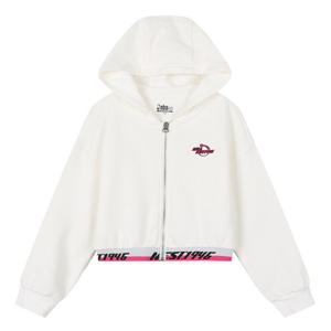 [NBA KIDS]NBA 여아 밴딩 크롭 후드집업K241TJ610P012