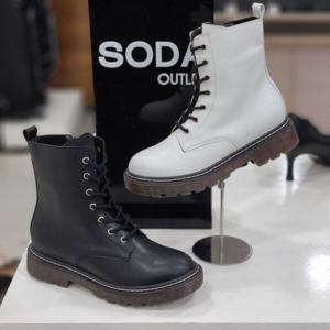 [소다][소다] 슈스파 여성 앵클 부츠 워커 라인 CLB010_DG