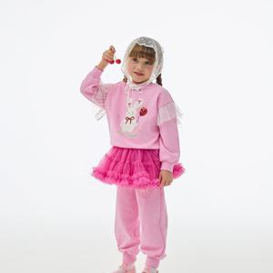 [래핑차일드](모다진주) 래빗 프릴 상하세트 86119-332-730_JJ