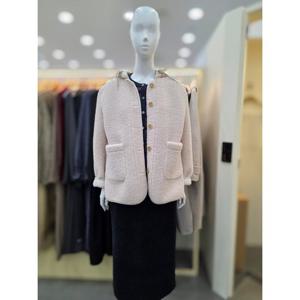 [플라스틱아일랜드]니트후드 인조 무스탕 자켓 PR7XD0Z1_DJ