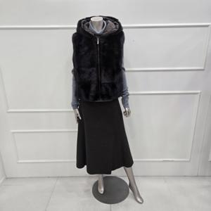 [미니멈]MZDKFV0770BR 리버시블 천연밍크 베스트