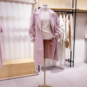 [시에로]SE4CTF403_드롭숄더 오버핏 중기장 코트