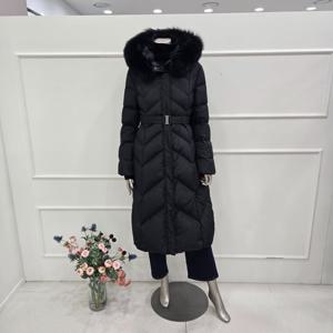 [미니멈]MZDGPM0950BK 폭스퍼 구스다운 롱 패딩