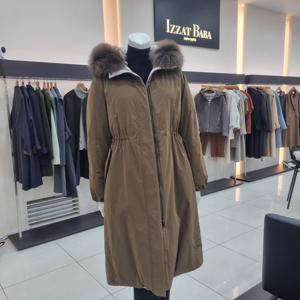 [아이잗바바]후드퍼트리밍다운롱패딩 BRCA2PD011