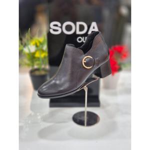 [소다][소다] 여성 데일리 버클장식 앵클 부츠 FLB508A_DG