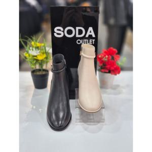 [소다][소다] 여성 데일리 장식 포인트 앵클 부츠 FRB502_DG