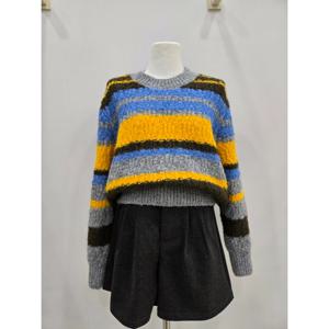 [나인스텝]무지개엠보라운드니트  N25NW5441YE_JJ