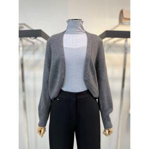 [더아이잗컬렉션]울 라쿤 블렌드 볼레로 가디건 CRAA1CD361 -DG