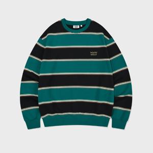 [와키윌리]와키윌리 멀티 스트라이프 맨투맨 그린 WA2601CR18GN