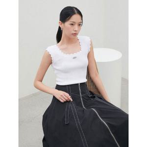 [에고이스트][엔트리]물결 라인 스퀘어넥 KV ER3EK702