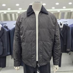 [앤드지]카라배색 퀄팅 덕다운 경량 패딩점퍼 JSF4JP1102 GR