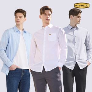 [인터메조][인터메조] 남성용 베이직 셔츠 3컬러 택1