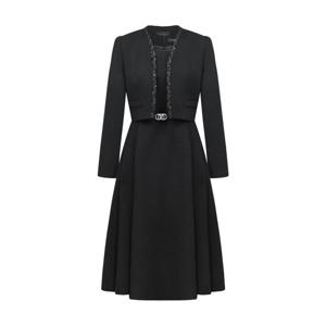 [린]오데크 플레어 원피스(LCOPPJ3100/블랙)_DG