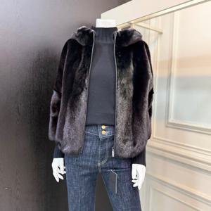 [린]후드넥 밍크 코트(LOFJPL5200)_DG