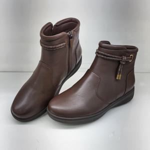 [에스콰이아]여성 와이드핏 컴포트 앵클 부츠 PFWBS885BR