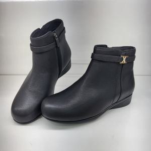 [에스콰이아]여성 와이드핏 컴포트 앵클 부츠 PFWBS886BK