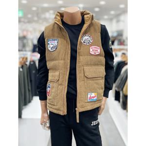 [지프]남녀공용 코듀로이 밴드넥 베스트(JQ4JPU602)_DG