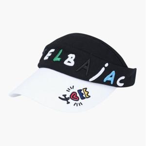 [까스텔바작]여성 아트웍 썬바이저 모자 BGCWGC703BK_CC