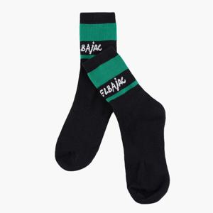 [까스텔바작]남성 배색 로고 포인트 중목 양말 BGCWGO202BK_CC