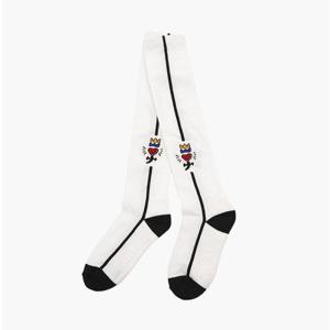 [까스텔바작]여성 아트웍 니삭스 양말 BGCWGO706WH_CC