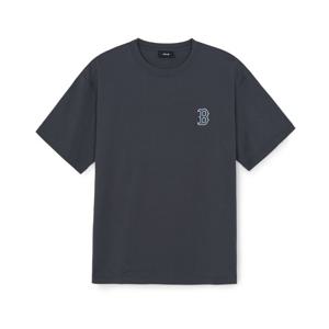 [MLB] (3ATSM0663-43GRD) 빈티지 데님라이크 모노그램 빅럭스 오버핏 반팔 티셔츠