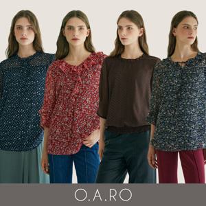[오아로] [오아로] 오아로 시그니쳐 블라우스 4종