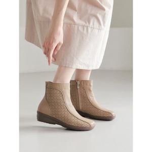 [지쎄]천연가죽 국내수제화 비비안 메쉬 앵클 부츠 GIS-47226