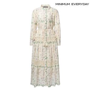 [미니멈][미니멈 에브리데이]플라워 레이스 태슬 원피스 (EB1OW016D)