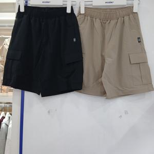 [에꼴리에][모다부평]5부 나이론스판 카고 바지/26B0201/BK,BE_B