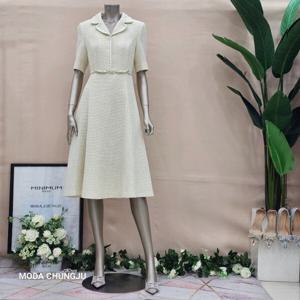 [미니멈]MD 카라넥 트위드 원피스  MD MMYBAWO3150_CJ