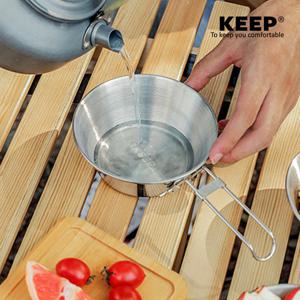 [KEEP]KEEP 캠핑 등산 스텐 폴딩 시에라 컵 300ml