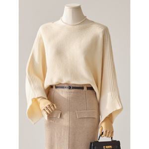 [커스텀에이블]소프트 보트넥 판초 니트_T2601KN019A