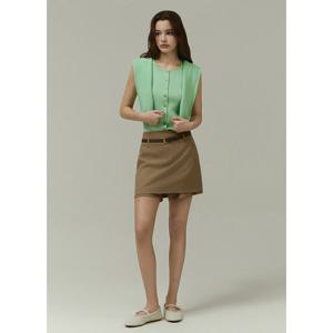 [잇미샤][잇미샤] 벨티드 미니 스커트 팬츠 (ITP4WPT730)_DG_DG