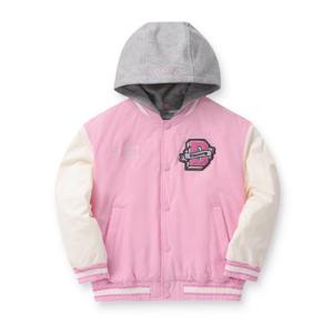 디스커버리키즈패딩 XQD DKPD11041-PKS 키즈 바시티 디태처블 패딩 점퍼