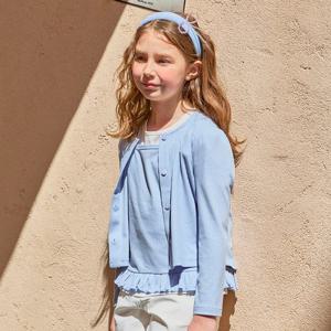 [로엠걸즈(아동)]간절기가디건+나시세트RGSM25F1Q