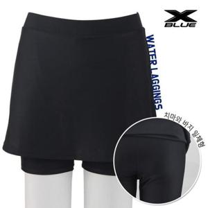 [리디아넬]XBLUE 여자 3부 치마바지 워터레깅스 G93183 운동복 (